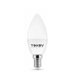 Лампа светодиодная 7Вт С37 6500К Е14 176-264В Tokov Electric TKE-C37-E14-7-6.5K 1660398