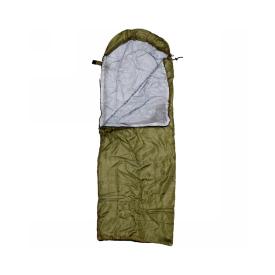 Спальный мешок Одеяло с капюшоном 200х70см 950 гр зеленый +5С