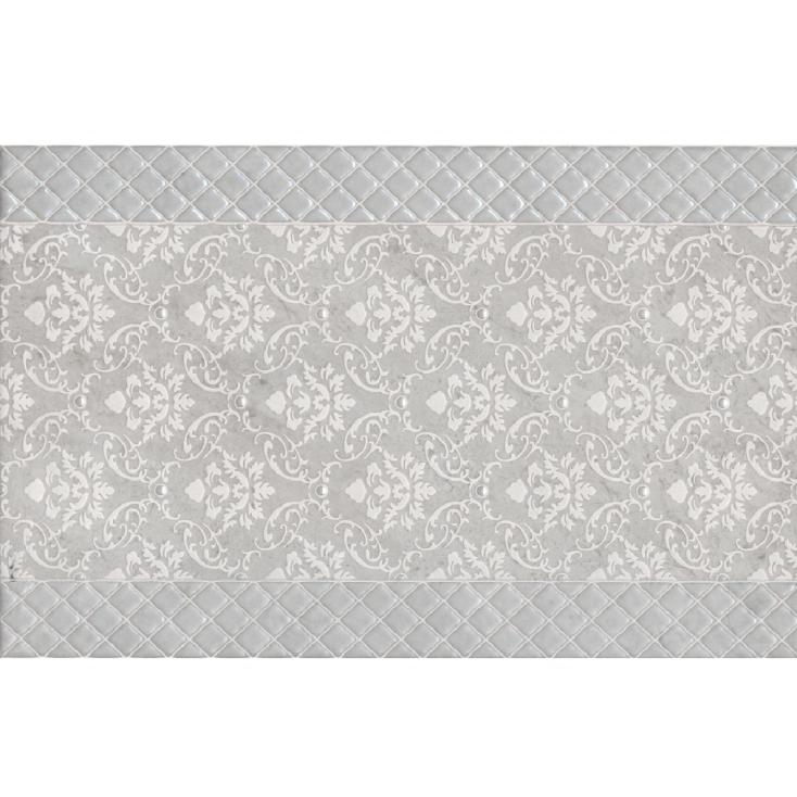 Декор Мотиво серый светлый глянцевый AZ/A053/6424 25x40x0,8 см