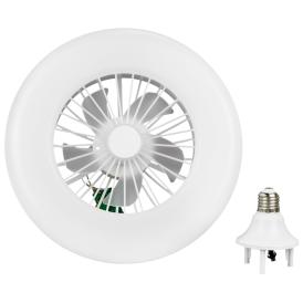 Лампа-вентилятор управляемая светодиодная Fan Lamp 24 Вт+4 Вт E27 white IP20