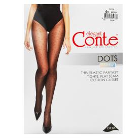 Колготки женские Conte Dots Fantasy 4 nero 48/12