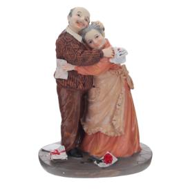 Фигурка декоративная Бабушка с дедушкой L15 W11 H21 см