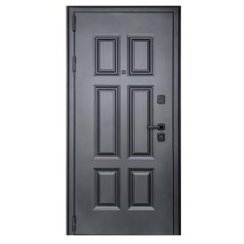 Дверь металл ДК Анкона Муар серый софт милк 960х2050 мм L