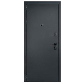 Дверь металл ДК Брест С серебро белый матовый 960х2050 мм L