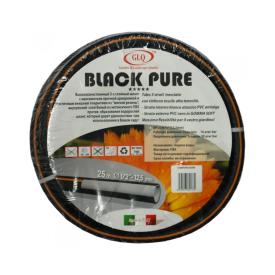 Шланг для полива армированный 3-х слойный противоскручивающийся 1/2" Black Pure 25 м