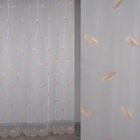 Ткань для штор Сетка вышивка Valencia BR 948669-100023/290 SetB