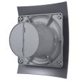 Вентилятор осевой вытяжной Diciti Breeze 4C D100 обратный клапан Dark Gray metal