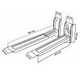 Кронштейн для СВЧ LST-White 501.01 белый