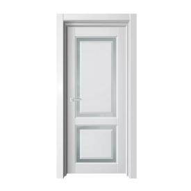 Дверное полотно ДО-Sky белый бархат стекло сатин 2000х600х38 мм