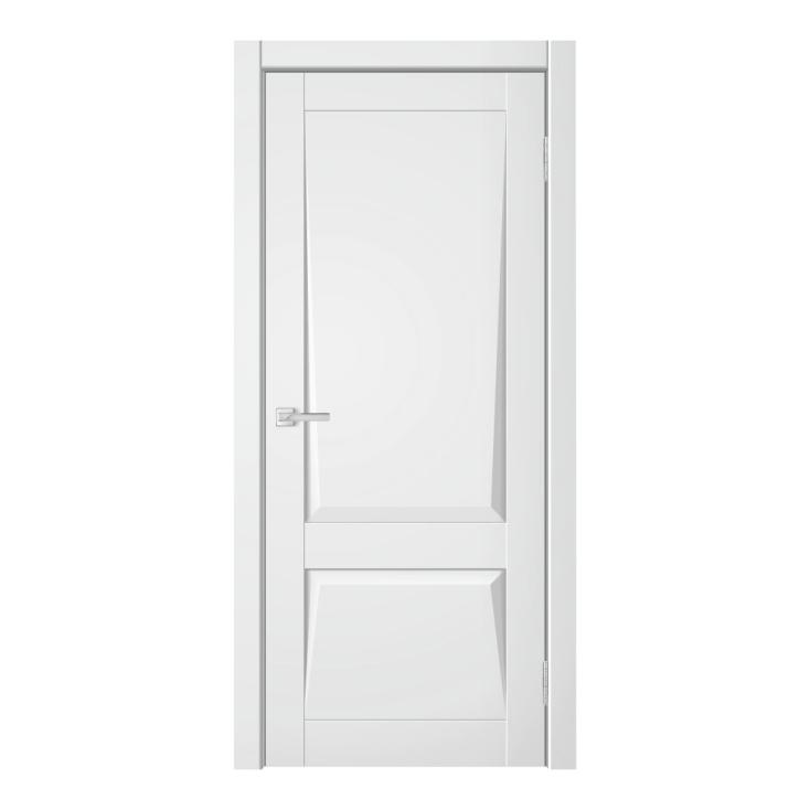 Дверное полотно ДГ-Diamond1 ПВХ белый бархат ДГ 2000х600х38 мм