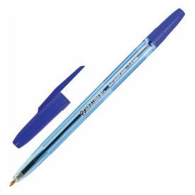 Ручка шариковая Brauberg Carina Blue синяя корпус тонированный синий узел 1 мм линия 0,5 мм