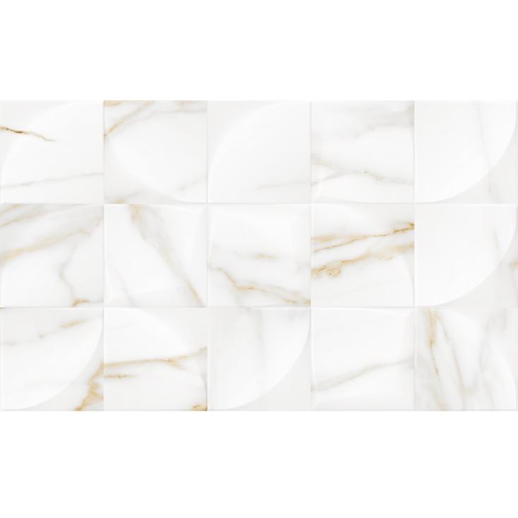 Плитка настенная Gracia Ceramica Marmaris white wall 02 30х50 см белая 1,2 м2
