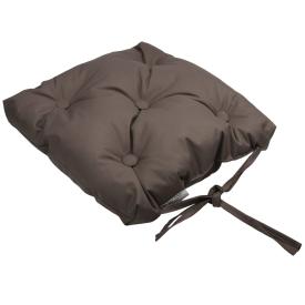 Подушка на стул Оксфорд коричневый 40х40 см