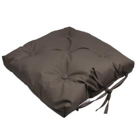 Подушка на стул Оксфорд коричневый 50х50 см