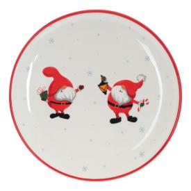 Тарелка Дед Морозы d17 см L17 W17 H2 см