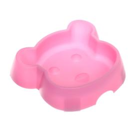 Миска пластиковая для животных Мр. Руперт 16,5х3,8 см розовая