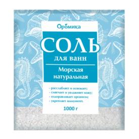 Соль для ванны Aromika Морская натуральная ракушка 1 кг