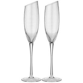 Набор бокалов для шампанского Lefard Daisy optic 2 шт 180 мл