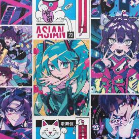 Обои 88191-10 Ateliero 1,06х10 м Anime фиолетовый