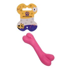 Игрушка для собак Bubble gum-Кость 12,3 см розовая Ultramarine