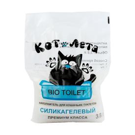 Наполнитель для кошачьего туалета силикагелевый КотЛета 3,8 л