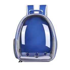 Рюкзак-переноска для животных Любимый бро синий 27х33х43 см до 7 кг