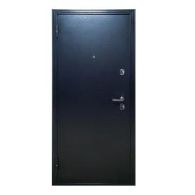 Дверь металл Паутинка антик серебро Бетон снежный 860х2050 мм L