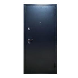 Дверь металл Паутинка антик серебро Бетон снежный 860х2050 мм R