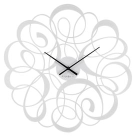 Часы настенные Рубин Фрезия металл d50 см открытая стрелка белый 5017-003
