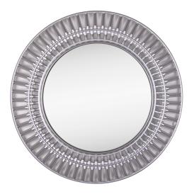 Зеркало 5029-Z1 d51 см ажурный корпус серебро