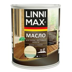 Масло для террас, лестниц и мебели Linnimax бесцветный 0,75 л