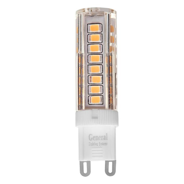 Лампа светодиодная General LED G9 10Вт 220V 4500К пластик