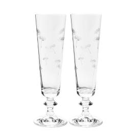 Набор бокалов для шампанского Marta 2 шт 205 мл хрустальное стекло