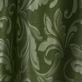 Ткань для штор Портьера блэкаут жаккард HY 5792-310/145 BL Jak зеленый