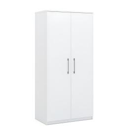 Шкаф двухдверный Аврора 1004х2118х574 мм белый