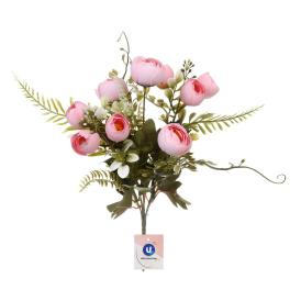 Цветы искусственные Летнее вдохновение Пионы 28 см розовые