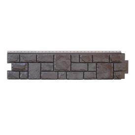 Панель фасадная GL ЯФасад Premium Acryl Екатерининский камень 327х1407х23 мм уголь