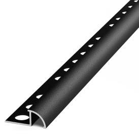 Профиль алюминиевый окантовочный ПК 10.2700.15 10х2700 мм черный
