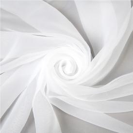 Ткань для штор Сетка Зена 295 Item 1 white белый без утяжелителя