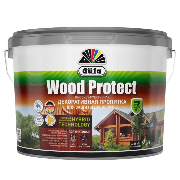 Пропитка Dufa Wood Tex махагон 9 л