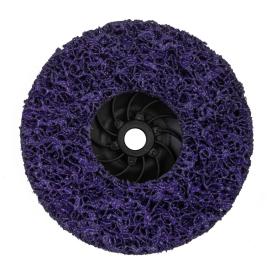 Круг зачистной полимерный коралловый 125хМ14х15мм фиолетовый extra coarse очень грубый 37-1-416