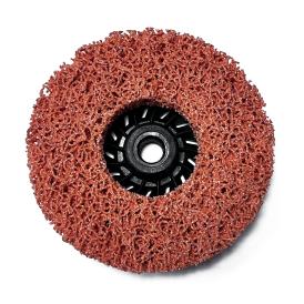 Круг зачистной полимерный коралловый 125хМ14х15 мм оранжевый ceramics керамика 37-1-422