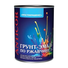 Грунт-эмаль по ржавчине 3 в 1 Простокрашено белая 1,8 кг