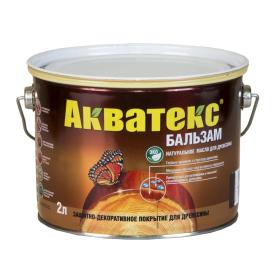 Натуральное масло для древесины Акватекс-Бальзам махагон 2,2 л