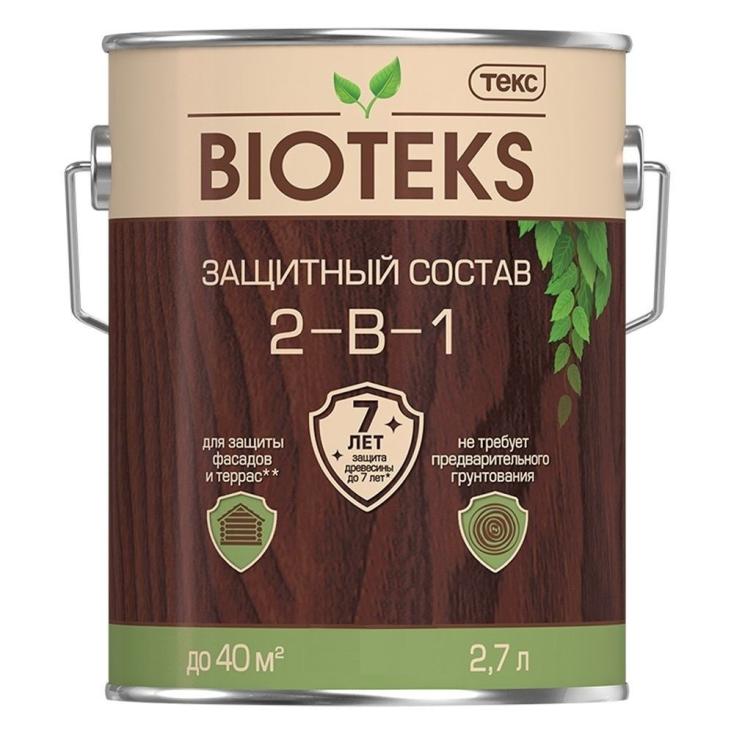 Защитный Состав 2-в-1 Bioteks беленый дуб 2,7 л