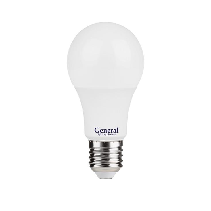 Лампа светодиодная LED General А60 11Вт 6500K E27 белая