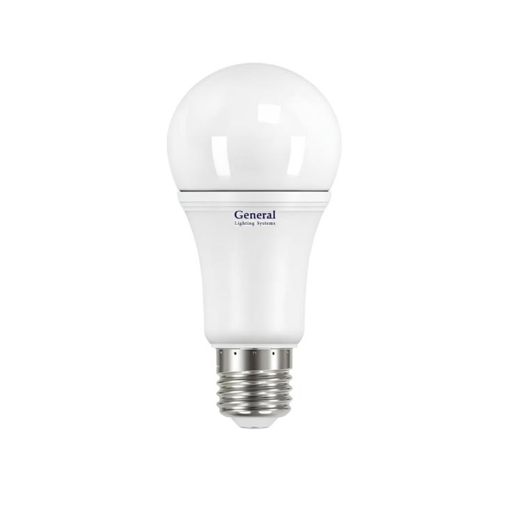 Лампа светодиодная LED General А60 14Вт 4500K E27 белая