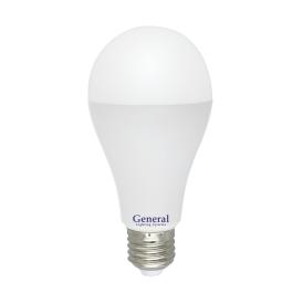Лампа светодиодная LED General А60 25Вт 6500K E27 белая