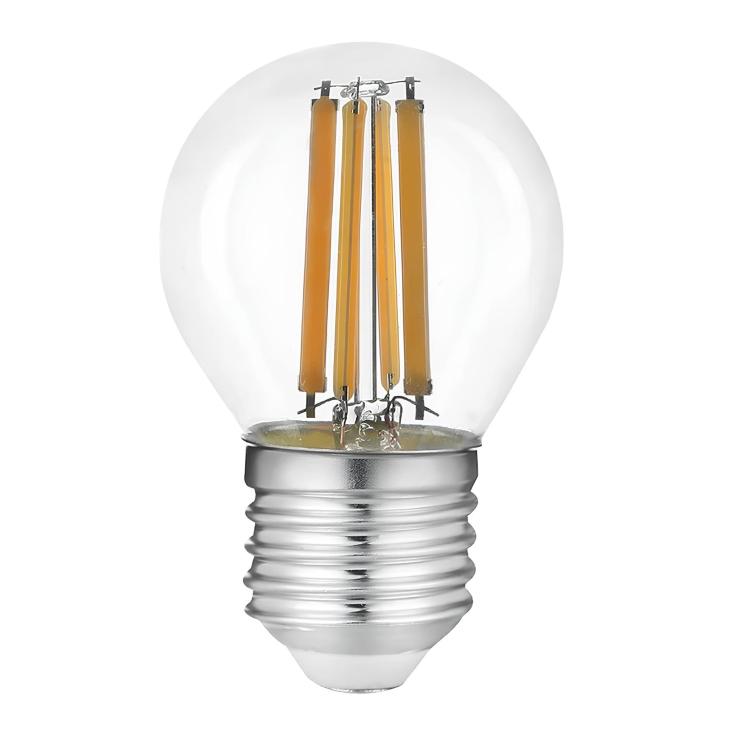 Лампа светодиодная филамент General FLP 20Вт 6500К Е27 шар прозрачный