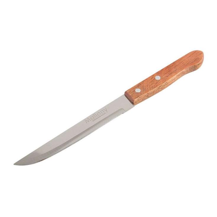 Нож универсальный Albero MAL-03AL 15 см с деревянной рукояткой